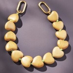 Clare V Wood strap collar